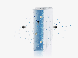 Funktionsschema eines Diffusionsvlies